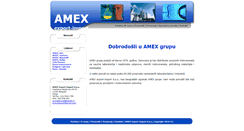 Desktop Screenshot of amex.co.rs