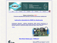 Tablet Screenshot of amex.pl